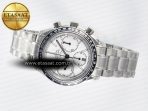Omega Speedmaster Racing Master Best Edition White Dial on SS Bracelet A7750 - Görsel 9