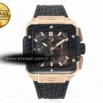 Hublot Square Bang Unico Seramik Bezel Siyah A1280 Eta Saat - Görsel 3 - 1:1 Süper Klon Saat