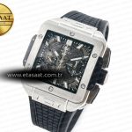 Hublot Square Bang Unico 42mm Titanium BBF 1:1 Best Edition Skeleton Dial on Black Rubber Strap A1280