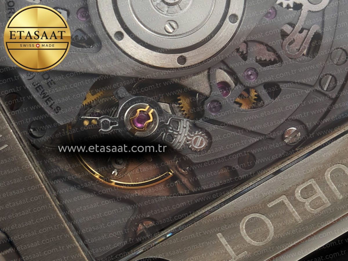Hublot Square Bang Unico 42mm Titanium BBF 1:1 Best Edition Skeleton Dial on Black Rubber Strap A1280 - Görsel 23