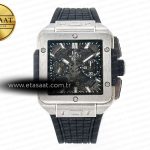 Hublot Square Bang Unico 42mm Titanyum Bbf İskelet A1280 Eta Saat - Görsel 3 - 1:1 Süper Klon Saat
