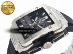 Hublot Square Bang Unico 42mm Titanium BBF 1:1 Best Edition Skeleton Dial on Black Rubber Strap A1280 - Görsel 6