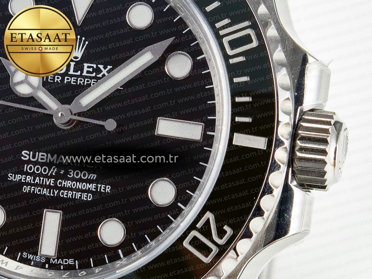 Rolex Submariner 114060 No Date Black 904L Steel ARF 1:1 Best Edition on SS Bracelet SH3130 - Görsel 11