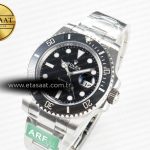 Rolex Submariner 116610 LN Black 904L Steel ARF 1:1 Best Edition on SS Bracelet SH3135