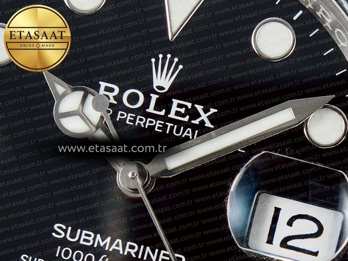 Rolex Submariner 116610 LN Black 904L Steel ARF 1:1 Best Edition on SS Bracelet SH3135 - Görsel 10