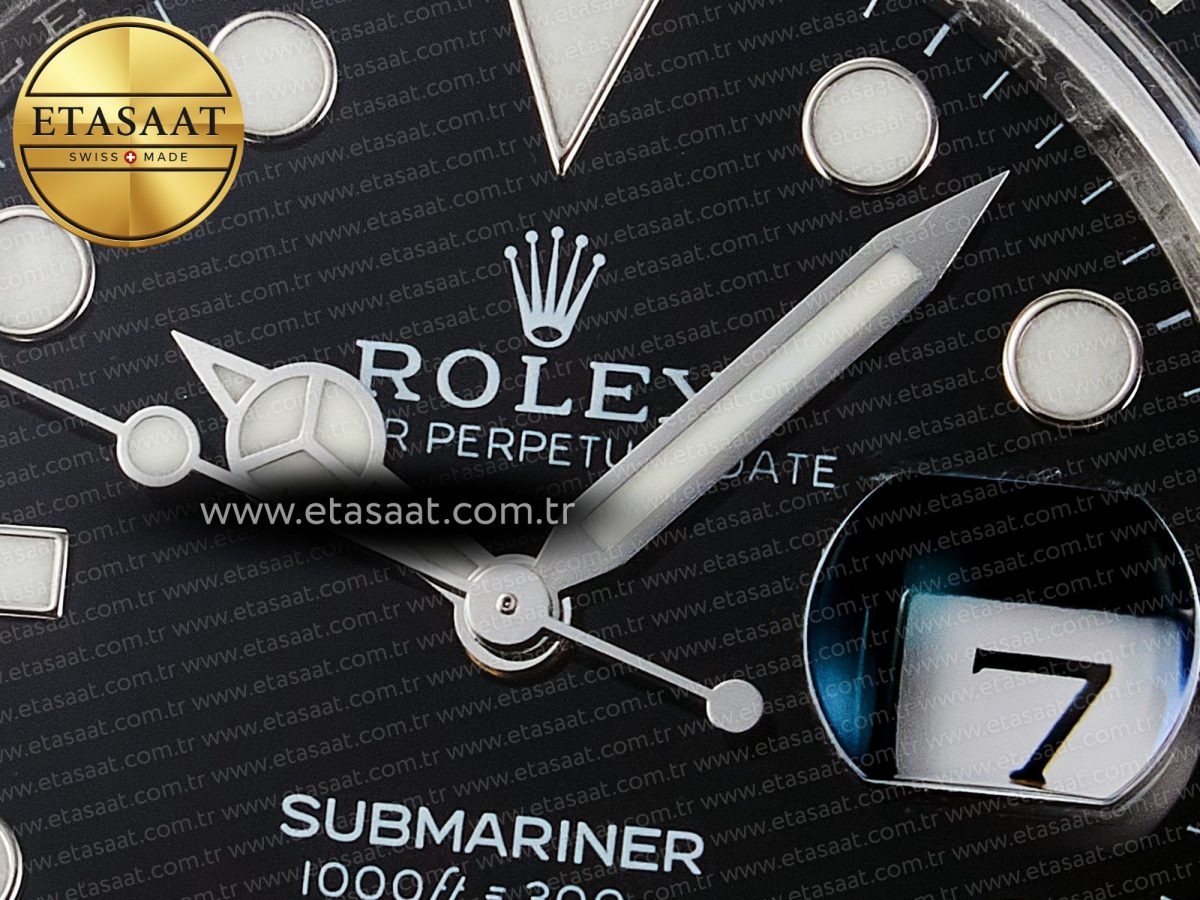 Rolex Submariner 116610 LN Black Ceramic VSF 1:1 Best Edition 904L SS Case and Bracelet VS3135 - Görsel 11