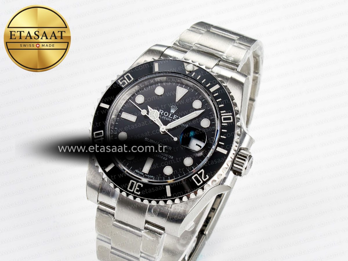 Rolex Submariner 116610 LN Black Ceramic VSF 1:1 Best Edition 904L SS Case and Bracelet VS3135 - Görsel 2