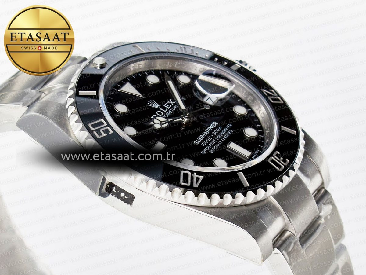 Rolex Submariner 116610 LN Black Ceramic VSF 1:1 Best Edition 904L SS Case and Bracelet VS3135 - Görsel 7
