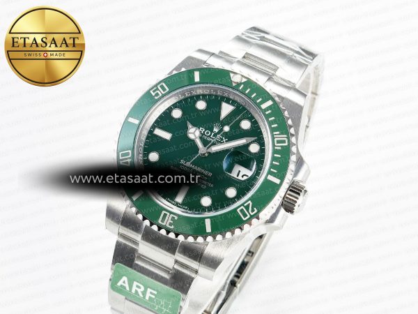 Rolex Submariner 116610 LV Green 904L Steel ARF 1:1 Best Edition on SS Bracelet SH3135