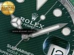 Rolex Submariner 116610 LV Green 904L Steel ARF 1:1 Best Edition on SS Bracelet SH3135 - Görsel 11