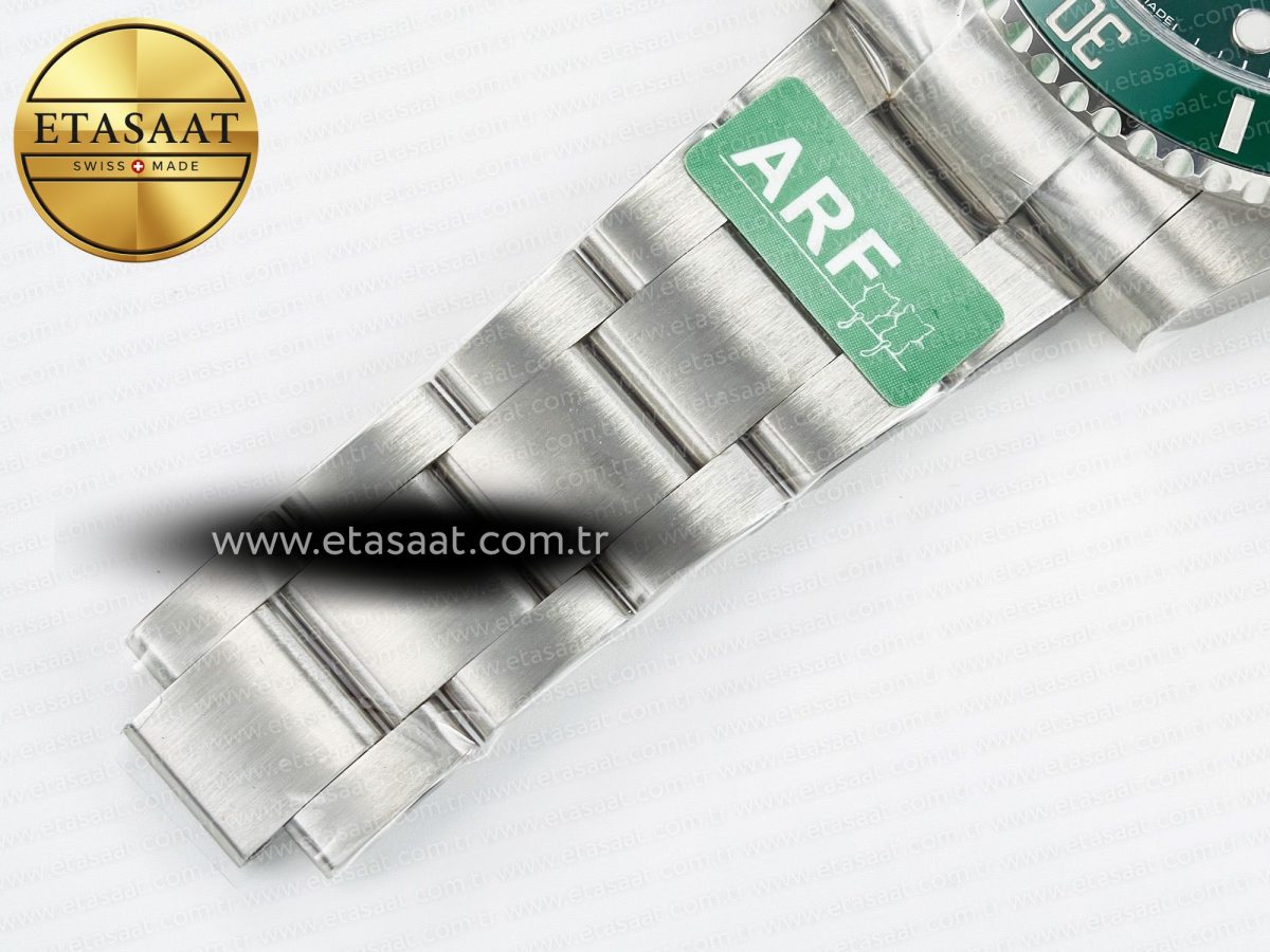 Rolex Submariner 116610 LV Green 904L Steel ARF 1:1 Best Edition on SS Bracelet SH3135 - Görsel 26