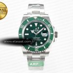 Rolex Submariner 116610 LV Yeşil ARF Bilezik SH3135 Eta Saat - Görsel 3 - 1:1 Süper Klon Saat