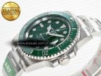 Rolex Submariner 116610 LV Green 904L Steel ARF 1:1 Best Edition on SS Bracelet SH3135 - Görsel 6