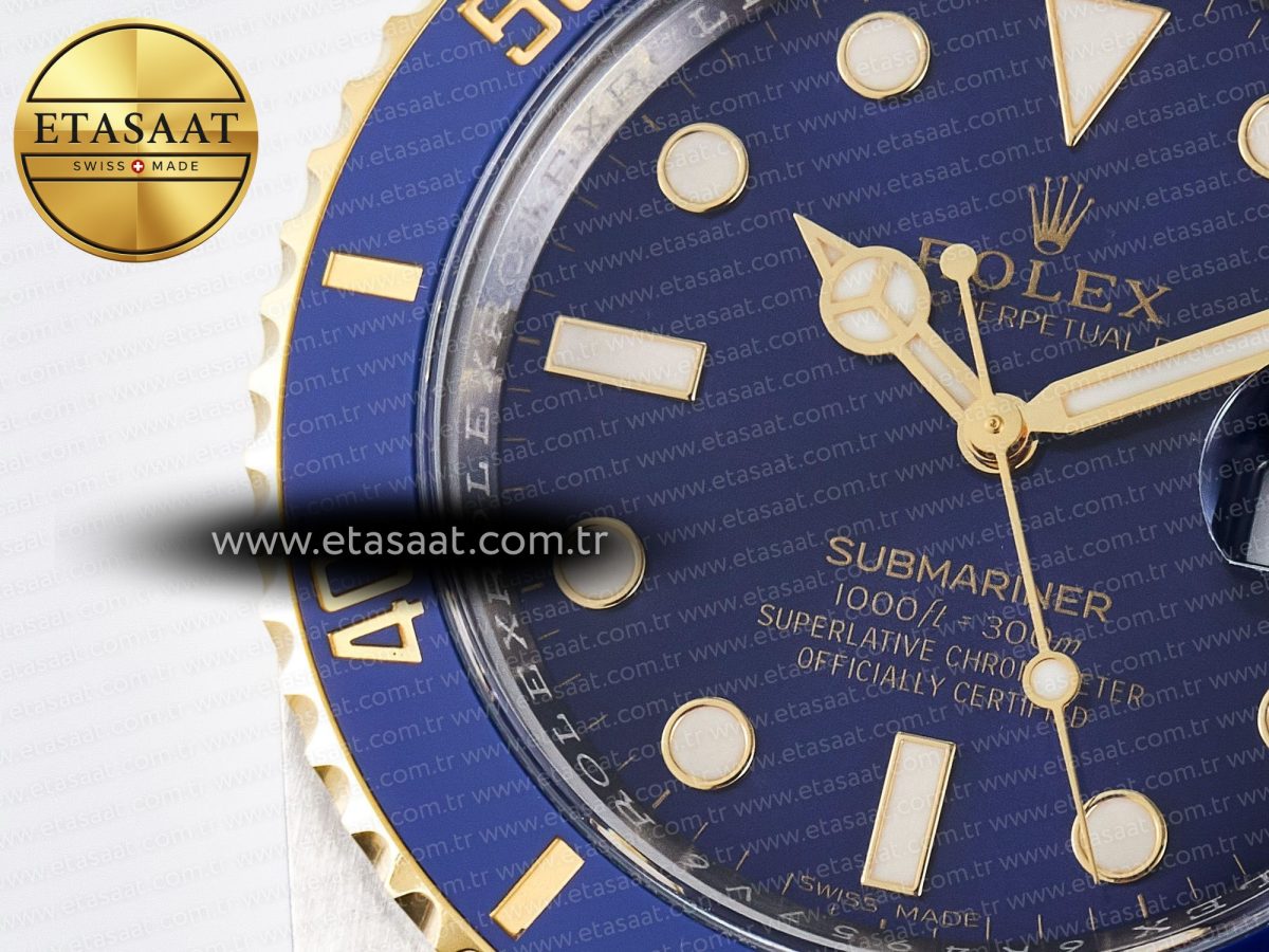 Rolex Submariner 116613 LB Blue Ceramic ARF 1:1 Best Edition 904L SS Case and Bracelet SH3135 - Görsel 10
