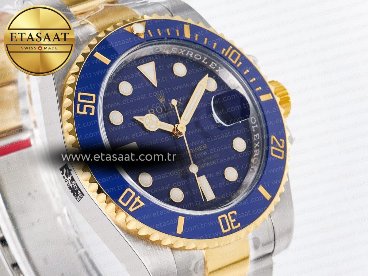 Rolex Submariner 116613 LB Blue Ceramic ARF 1:1 Best Edition 904L SS Case and Bracelet SH3135 - Görsel 5