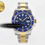 Rolex Submariner 116613 LB VSF Mavi Kadran VS3135 Eta Saat - Görsel 3 - 1:1 Süper Klon Saat