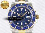 Rolex Submariner 116613 LB VSF 1:1 Best Edition Blue Dial Blue Ceramic on SS/YG Bracelet VS3135 - Görsel 4
