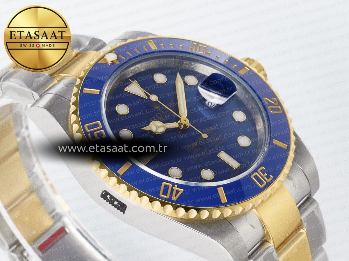Rolex Submariner 116613 LB VSF 1:1 Best Edition Blue Dial Blue Ceramic on SS/YG Bracelet VS3135 - Görsel 7