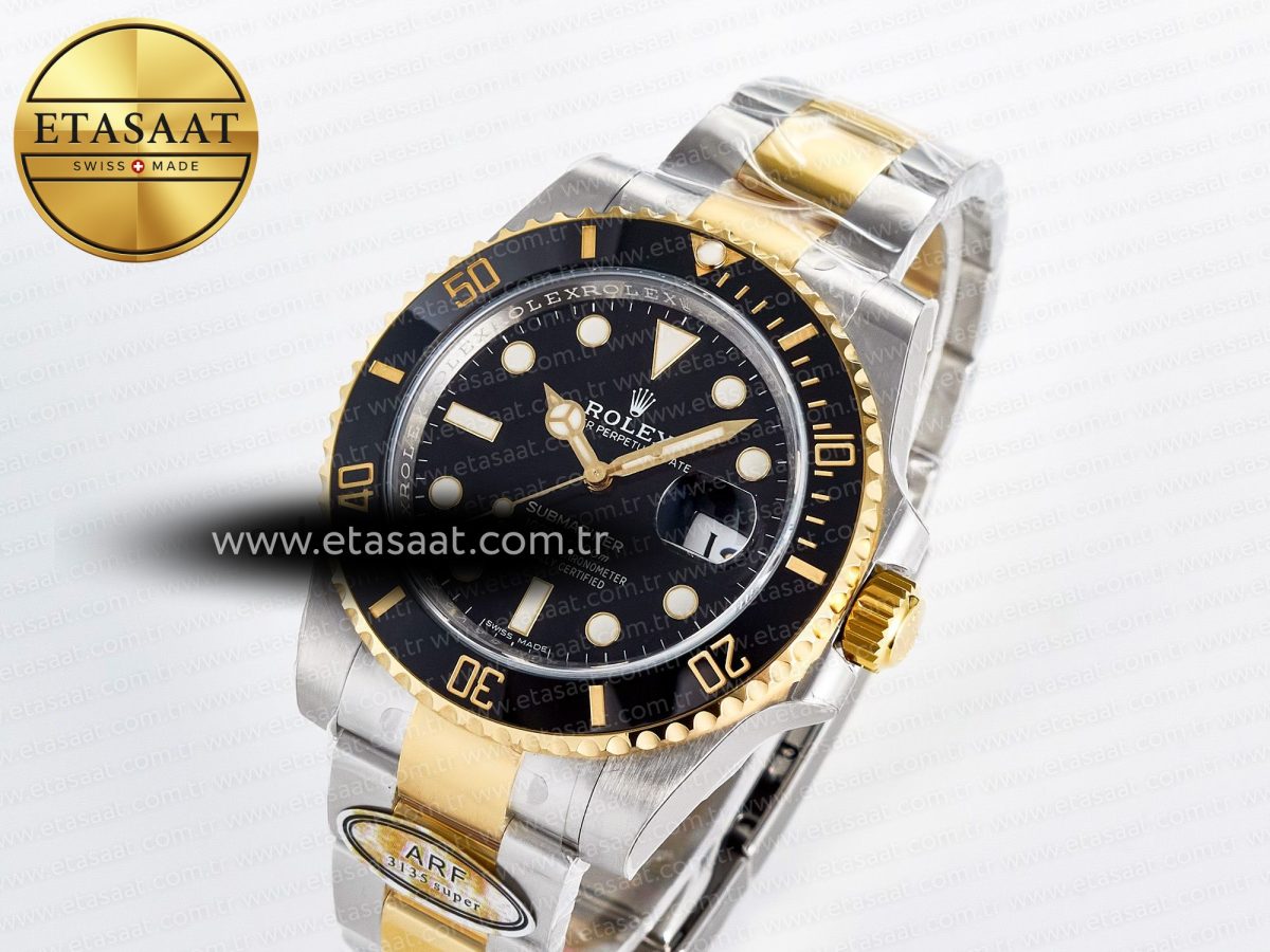 Rolex Submariner 116613 LN Black Ceramic ARF 1:1 Best Edition 904L SS Case and Bracelet SH3135 - Görsel 1