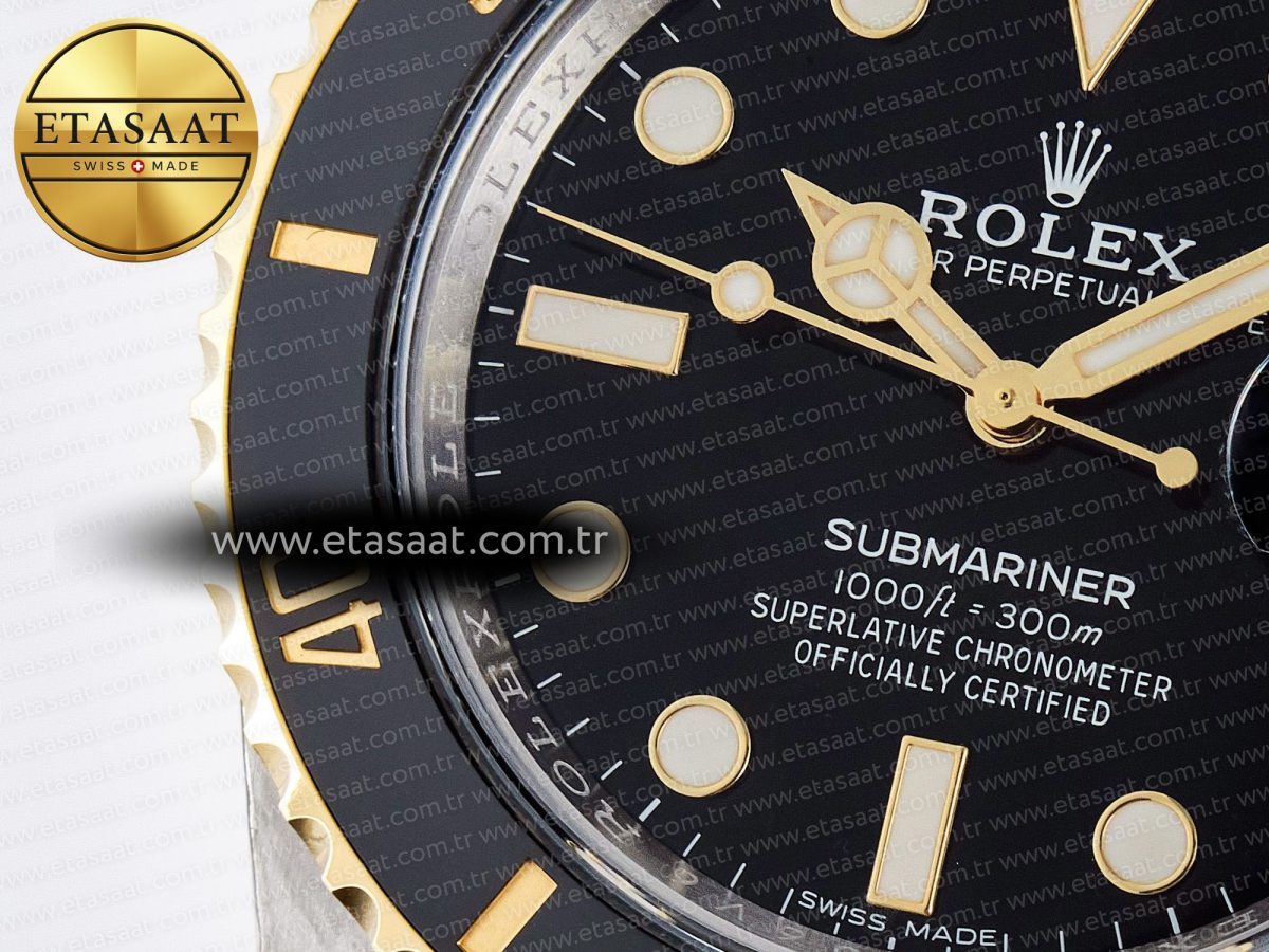 Rolex Submariner 116613 LN Black Ceramic ARF 1:1 Best Edition 904L SS Case and Bracelet SH3135 - Görsel 10