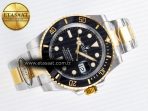 Rolex Submariner 116613 LN Black Ceramic ARF 1:1 Best Edition 904L SS Case and Bracelet SH3135 - Görsel 8