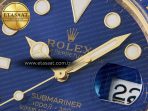 Rolex Submariner 116618 LB Blue Ceramic YG Plated 904L Steel VSF 1:1 Best Edition VS3135 - Görsel 11