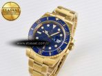 Rolex Submariner 116618 LB Blue Ceramic YG Plated 904L Steel VSF 1:1 Best Edition VS3135 - Görsel 2