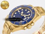 Rolex Submariner 116618 LB Blue Ceramic YG Plated 904L Steel VSF 1:1 Best Edition VS3135 - Görsel 6