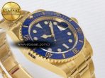 Rolex Submariner 116618 LB Blue Ceramic YG Plated 904L Steel VSF 1:1 Best Edition VS3135 - Görsel 7