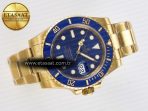 Rolex Submariner 116618 LB Blue Ceramic YG Plated 904L Steel VSF 1:1 Best Edition VS3135 - Görsel 8