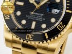 Rolex Submariner 116618 LN Black Ceramic YG Plated 904L Steel VSF 1:1 Best Edition VS3135 - Görsel 12