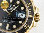 Rolex Submariner 116618 LN Black Ceramic YG Plated 904L Steel VSF 1:1 Best Edition VS3135 - Görsel 13