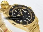 Rolex Submariner 116618 LN Black Ceramic YG Plated 904L Steel VSF 1:1 Best Edition VS3135 - Görsel 7