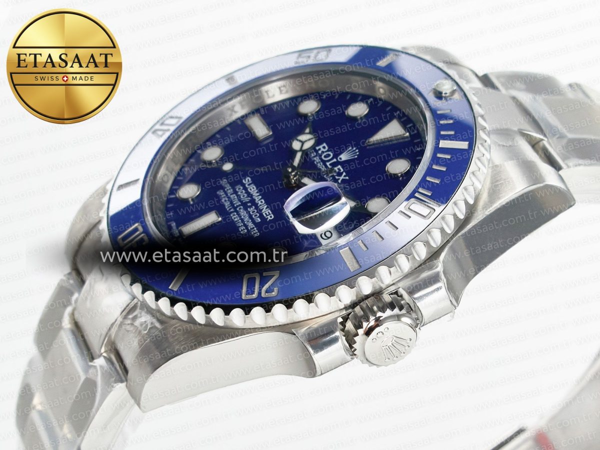 Rolex Submariner 116619 LB Blue Ceramic VSF 1:1 Best Edition 904L SS Case and Bracelet VS3135 - Görsel 6