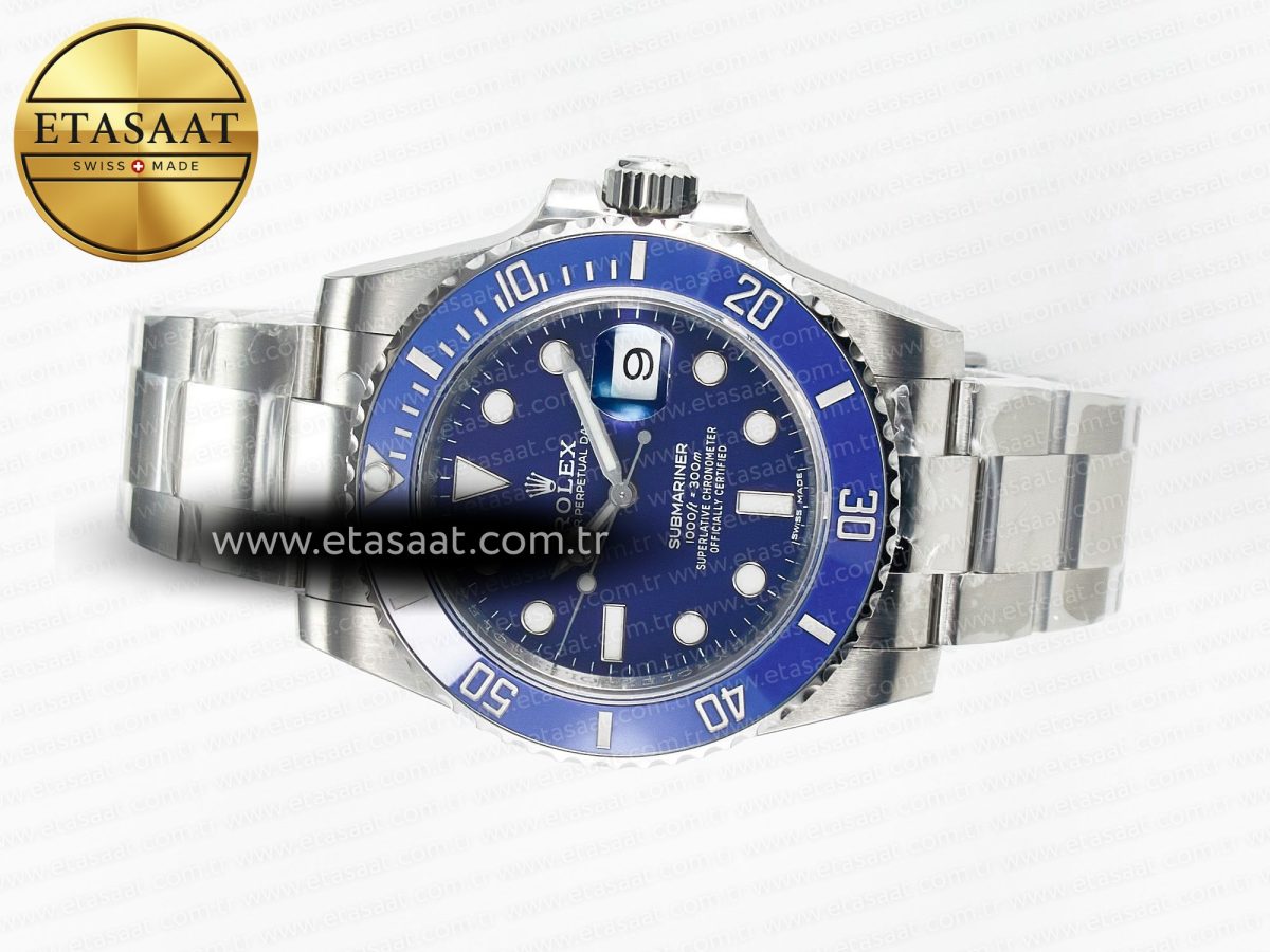 Rolex Submariner 116619 LB Blue Ceramic VSF 1:1 Best Edition 904L SS Case and Bracelet VS3135 - Görsel 9
