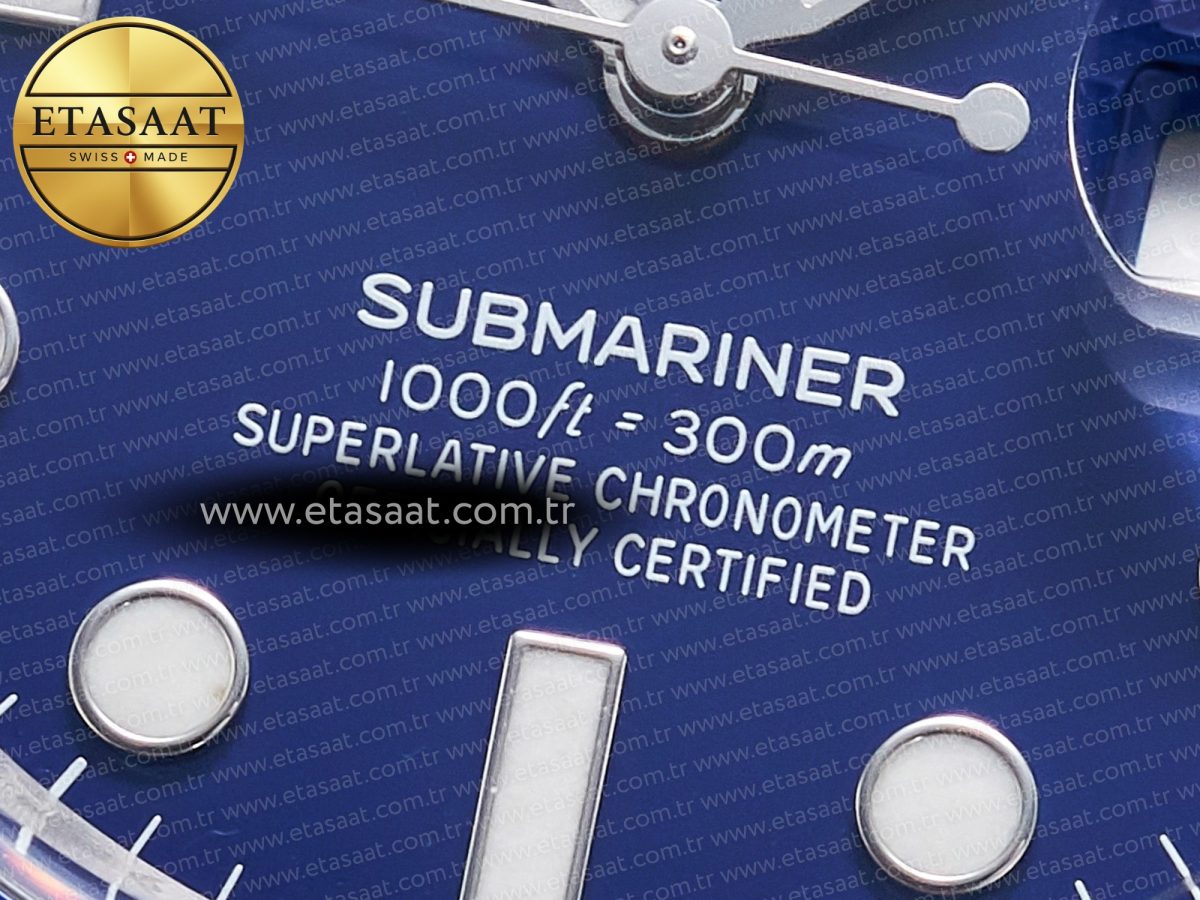 Rolex Submariner 116619 LB Clean Blue Ceramic 904L SS 1:1 BEST Edtion VS3135 - Görsel 11