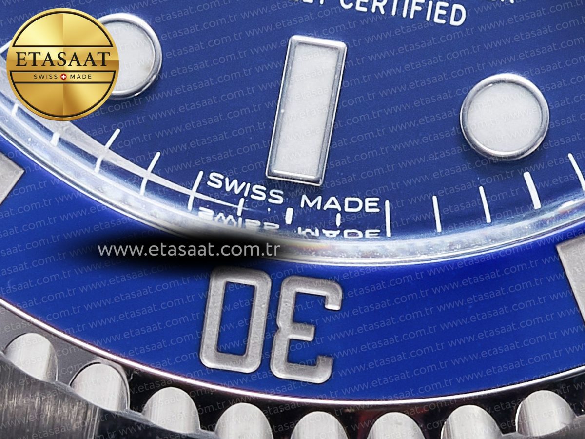 Rolex Submariner 116619 LB Clean Blue Ceramic 904L SS 1:1 BEST Edtion VS3135 - Görsel 13