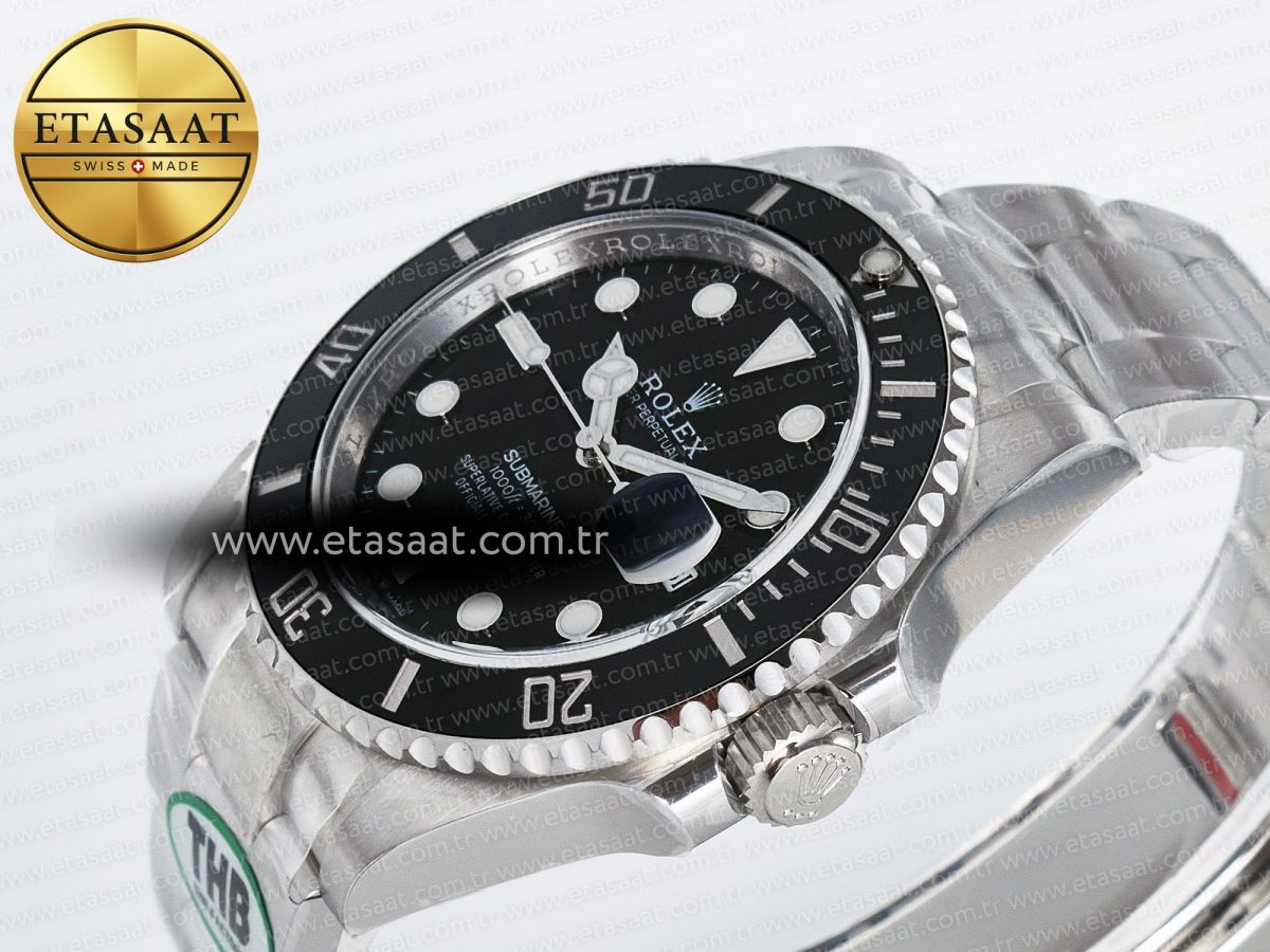Rolex Submariner 126610 LN 904L SS THBF 1:1 Best Edition Black Dial On 904L SS Bracelet SH3235 - Görsel 6