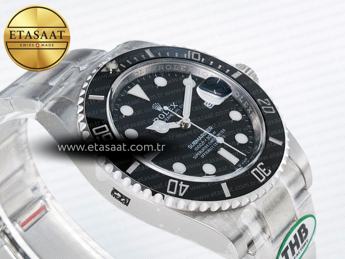 Rolex Submariner 126610 LN 904L SS THBF 1:1 Best Edition Black Dial On 904L SS Bracelet SH3235 - Görsel 7