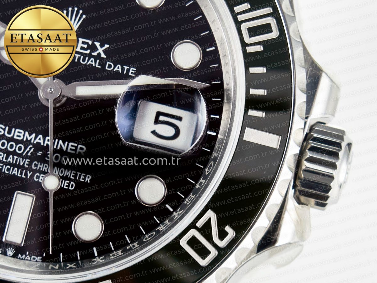 Rolex Submariner 126610 LN Black SS Bracelet SH3235 - Görsel 11