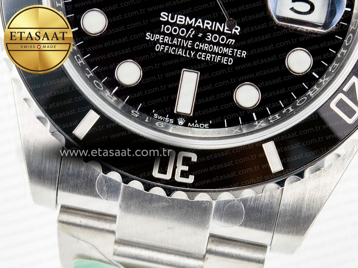 Rolex Submariner 126610 LN Black SS Bracelet SH3235 - Görsel 12