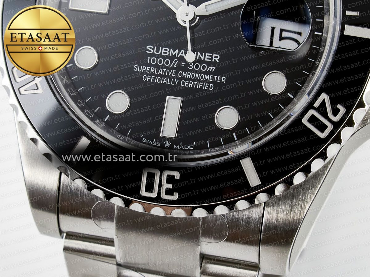 Rolex Submariner 126610 LN Black Ceramic VSF 1:1 Best Edition 904L SS Case and Bracelet VS3235 - Görsel 13