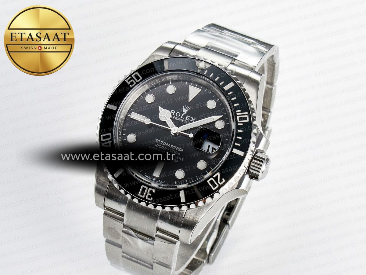Rolex Submariner 126610 LN Black Ceramic VSF 1:1 Best Edition 904L SS Case and Bracelet VS3235 - Görsel 2