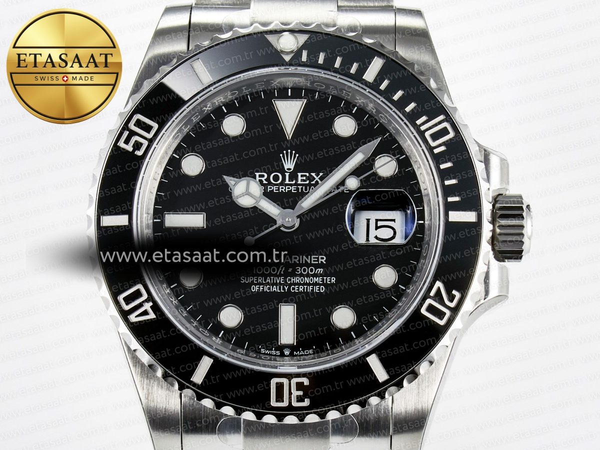 Rolex Submariner 126610 LN Black Ceramic VSF 1:1 Best Edition 904L SS Case and Bracelet VS3235 - Görsel 4