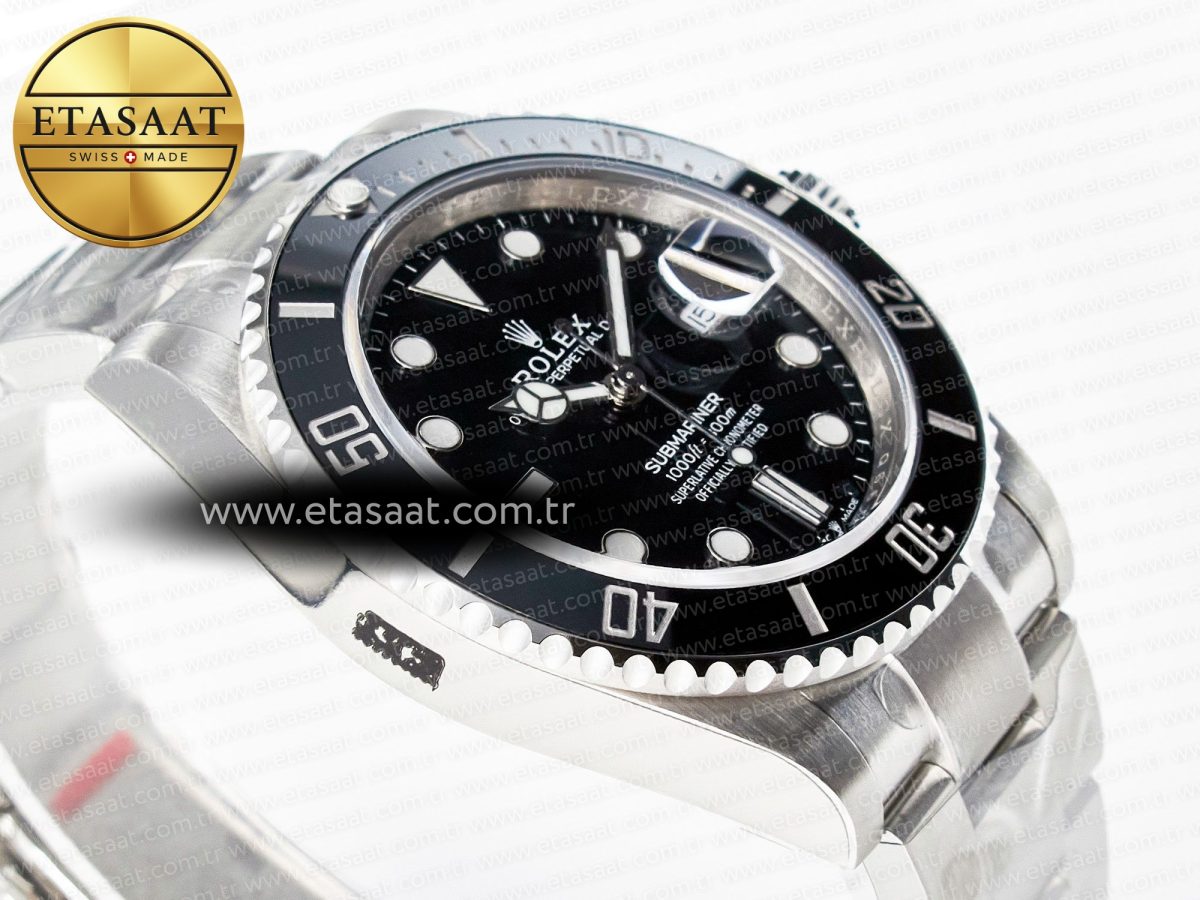 Rolex Submariner 126610 LN Black Ceramic VSF 1:1 Best Edition 904L SS Case and Bracelet VS3235 - Görsel 7