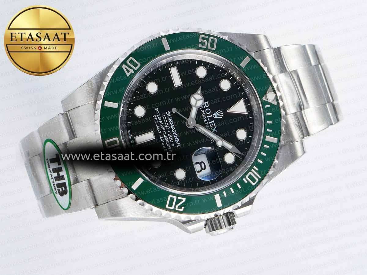 Rolex Submariner 126610 LV 904L SS THBF 1:1 Best Edition Black Dial On 904L SS Bracelet SH3235 - Görsel 8