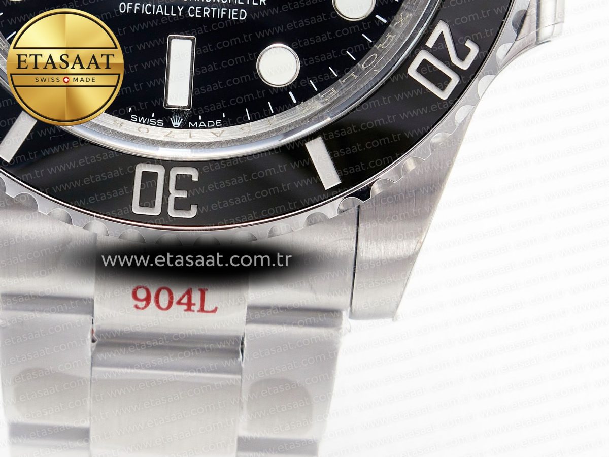 Rolex Submariner 126610LN Black 904L Steel GMF 1:1 Best Edition on SS Bracelet VR3235 V3 - Görsel 13
