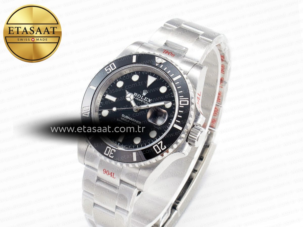 Rolex Submariner 126610LN Black 904L Steel GMF 1:1 Best Edition on SS Bracelet VR3235 V3 - Görsel 2