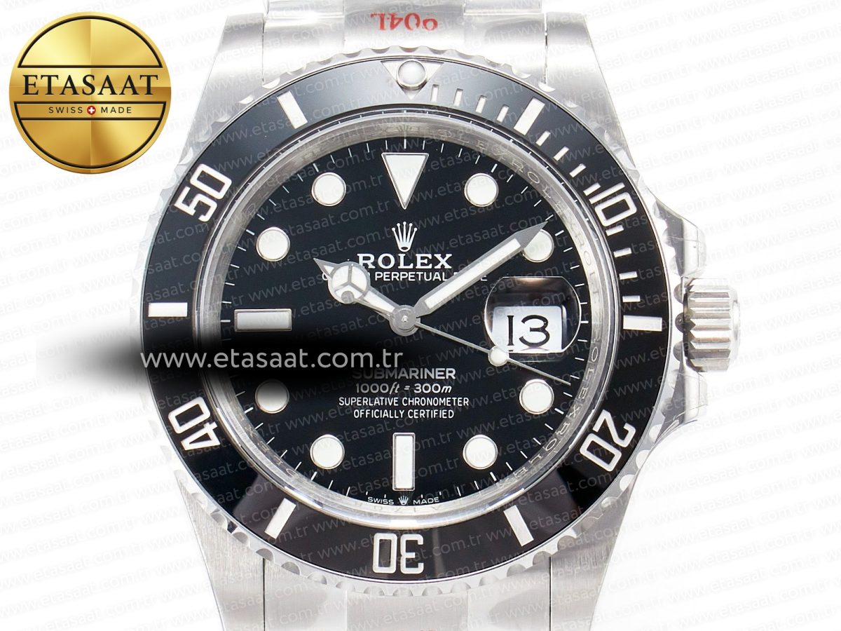 Rolex Submariner 126610LN Black 904L Steel GMF 1:1 Best Edition on SS Bracelet VR3235 V3 - Görsel 4