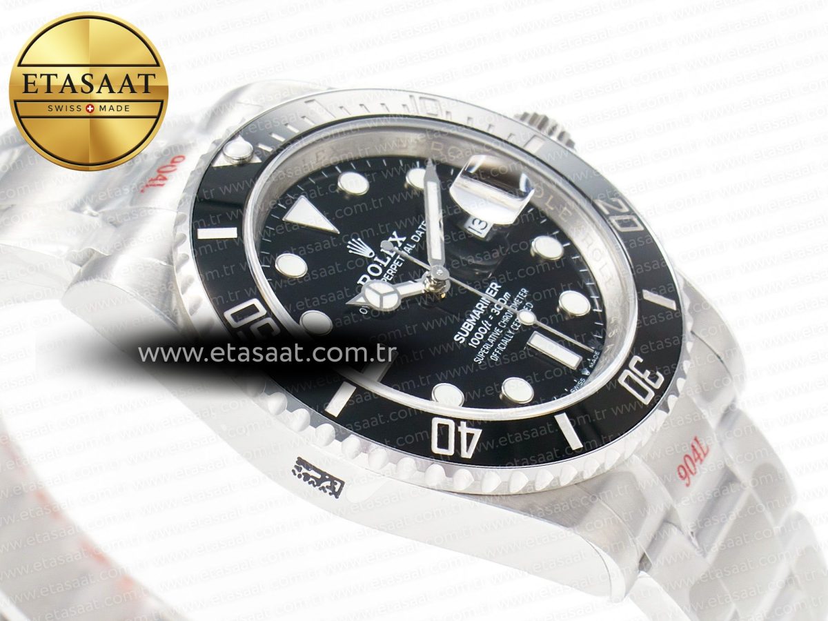 Rolex Submariner 126610LN Black 904L Steel GMF 1:1 Best Edition on SS Bracelet VR3235 V3 - Görsel 7